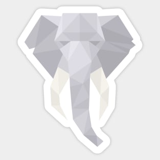 Geometric Elephant Sticker